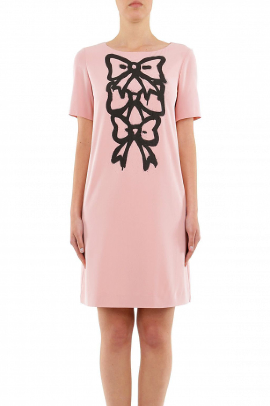 boutique moschino pink dress Mini Flared Dress